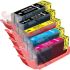Canon PGI570/CLI571 Pack de 5 Cartuchos de Tinta Genéricos-1