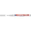 Edding 780 Rotulador Permanente de Tinta Opaca - Punta Redonda - Trazo 0.8mm - Puntas de Recambio Disponibles - Secado Rapido - Color Blanco