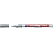 Edding 780 Rotulador Permanente de Tinta Opaca - Punta Redonda - Trazo 0.8mm - Puntas de Recambio Disponibles - Secado Rapido - Color Plata