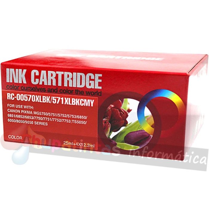 Canon PGI570/CLI571 Pack de 10 Cartuchos de Tinta Genéricos-2