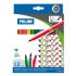 Milan Pack de 12 Rotuladores - Punta Fina de 2mm - Tinta al Agua - Lavable - Colores Surtidos