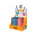 Bic Gel-Ocity Quick Dry Expositor de 48 Boligrafos Retractiles - Grip de Goma - Punta Media de 0.7mm - Secado Ultra Rapido - No Mancha el Papel - Colores Surtidos