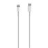 Aisens Cable Lightning a USB-C USB 2.0, Lightning/M-USB-C/M - 0.5m - Color Blanco