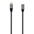Aisens Cable USB 3.2 GEN2x2 Aluminio 20GBPS 5A 100W - TIPOUSB-C/M-USB-C/H - 1.0M - Color Gris