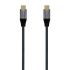Aisens Cable USB 3.2 Gen2x2 Aluminio 20Gbps 8K@30Hz 5A 100W E-Mark, Tipo USB-C/M-USB-C/M - 0.6m - Color Gris
