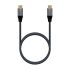 Aisens Cable USB 3.2 Gen2x2 Aluminio 20Gbps 8K@30Hz 5A 100W E-Mark, Tipo USB-C/M-USB-C/M - 1.0m - Color Gris
