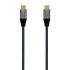 Aisens Cable USB 3.2 Gen2x2 Aluminio 20Gbps 8K@30Hz 5A 100W E-Mark, Tipo USB-C/M-USB-C/M - 1.5m - Color Gris
