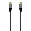 Aisens Cable USB 3.2 Gen2x2 Aluminio 20Gbps 8K@30Hz 5A 100W E-Mark, Tipo USB-C/M-USB-C/M - 1.5m - Color Gris