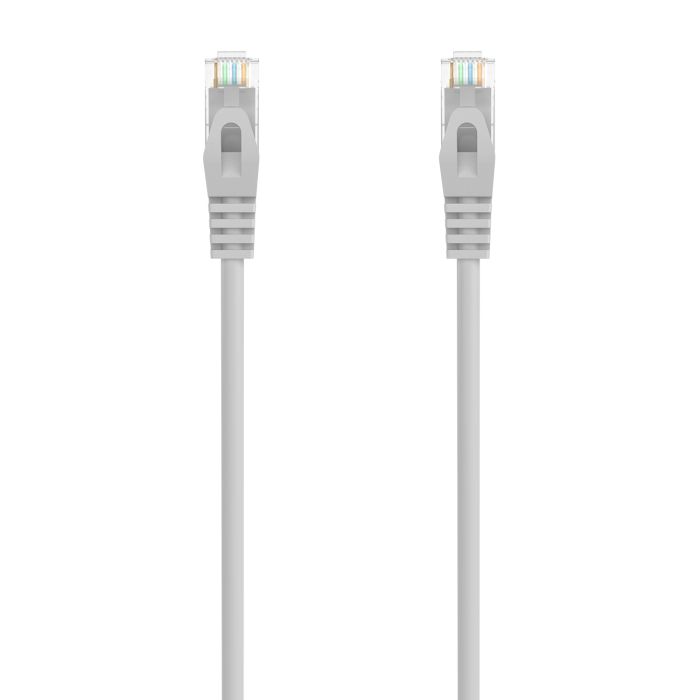Aisens Cable de Red Latiguillo RJ45 LSZH CAT.6A 500 MHZ UTP AWG24 - 30CM - Color Gris