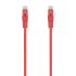 Aisens Cable de Red Latiguillo RJ45 LSZH CAT.6A 500 MHZ UTP AWG24 - 30CM - Color Rojo