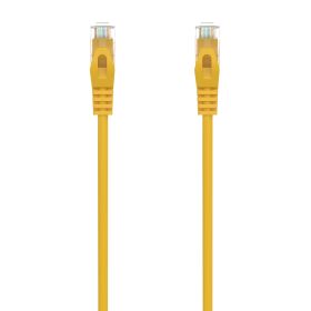 Aisens Cable de Red Latiguillo RJ45 LSZH CAT.6A 500 MHZ UTP AWG24 - 25CM - Color Amarillo