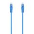 Aisens Cable de Red Latiguillo RJ45 LSZH CAT.6A 500 MHZ UTP AWG24 - 3.0M - Color Azul