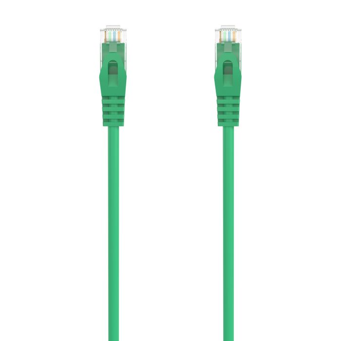 Aisens Cable de Red Latiguillo RJ45 LSZH CAT.6A 500 MHZ UTP AWG24 - 30CM - Color Verde