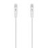 Aisens Cable de Red Latiguillo RJ45 LSZH CAT.6A 500 MHZ UTP AWG24 - 0.5M - Color Blanco