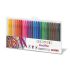 Alpino Color Experience Pack de 24 Rotuladores Doble Punta con Punta Pincel - Forma Triangular Ergonomica - Punta Fine Liner de 0.7mm y Punta Pincel de 2.9mm - Colores Surtidos