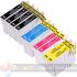EPSON T0715 (T0711+T0712+T0713+T0714) COMPATIBLE PACK AHORRO 10 CARTUCHOS