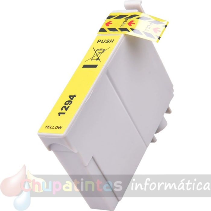 Epson T1294 Amarillo Cartucho de Tinta Genérico - Reemplaza C13T12944012-1