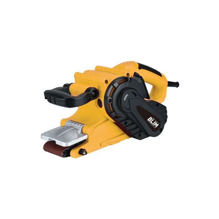 Blim Lijadora de Banda 76x533mm 1010W - Velocidad 120-380rpm - Salida de Extraccion del Polvo - Empuñadura Ergonomica - Cubierta de Seguridad