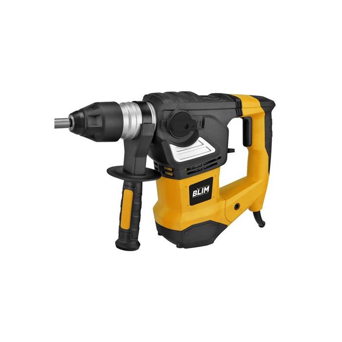 Blim Martillo SDS-Plus 1800W 820rpm - 4 Funciones - Potencia de Impacto 7J - 4.000 Impactos por Minuto - Incluye Brocas y Cinceles