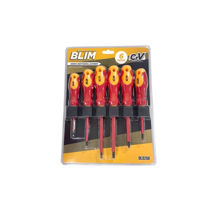 Blim Juego 6 Piezas Destornilladores - 1.000V - Con Soporte
