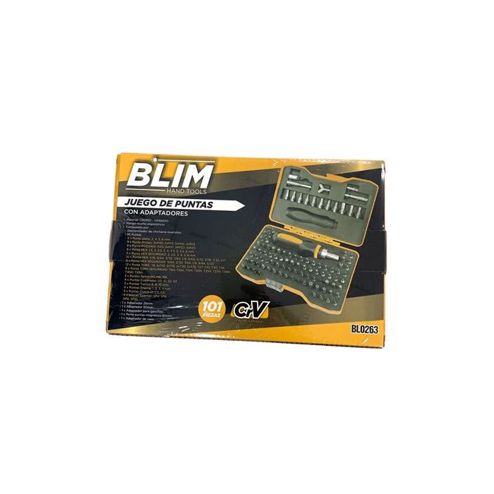 Blim Juego Puntas 101pcs con Adaptadores