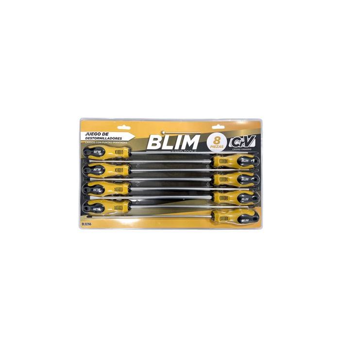 Blim Juego 8 Piezas Destornilladores Largos