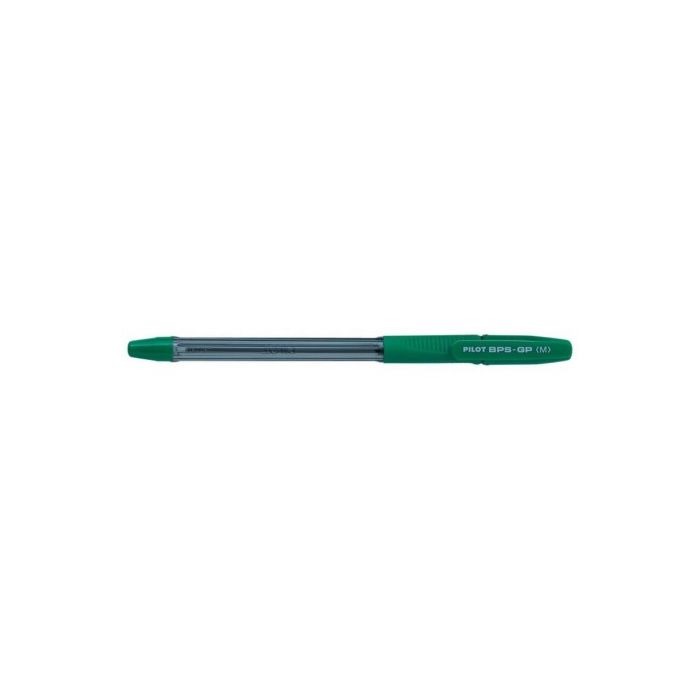 Pilot Boligrafo de Bola BPS-GP - Recargable - Punta Mediana de 1mm - Trazo de 0.25mm - Color Verde