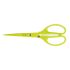 Milan Tijeras Oficina Acid con Cuchilla de Acero Inoxidable - Mango de Plastico Simetrico - Longitud 17cm - Color Amarillo