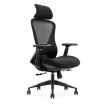 Cromad Gama Senior SE5000 Silla de Oficina - Piston de Gas de Grado 4 - Soportes Lumbar y Cervical Ajustables - Respaldo de Malla - Reposabrazos Ajustables 3D y Acolchados