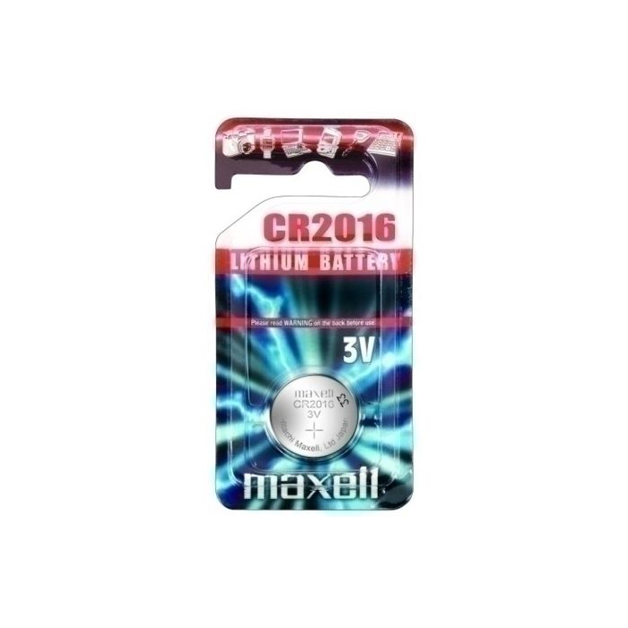 Maxell Pack de 1 Pila Litio de Boton CR2016 3V
