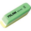 Milan Nata 6030 Goma de Borrar Biselada Bicolor - Plastico - No Daña el Papel - Colores Surtidos