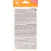 Apli Letras y Numeros Transferibles - 3mm de Tamaño - 795 Caracteres - Facil Aplicacion y Remocion - Negro