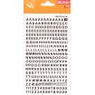Apli Letras y Numeros Transferibles - 5mm - 339 Caracteres - Negros
