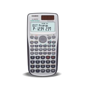Casio FX3650PII Calculadora Programable de Sobremesa - Pantalla de 2 Lineas - 279 Funciones - 360 Pasos de Programacion - Alimentacion con Pilas y Solar