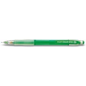 Pilot Portaminas Color Eno H-197 - Trazo 0.7mm - Grip de Goma - Goma de Borrar - Mina Color Verde