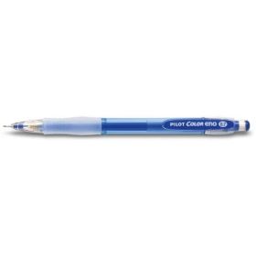 Pilot Portaminas Color Eno H-197 - Trazo 0.7mm - Grip de Goma - Goma de Borrar - Mina Color Azul