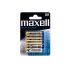 Maxell Pack de 4 Pilas Alcalinas LR06 AA 1.5V