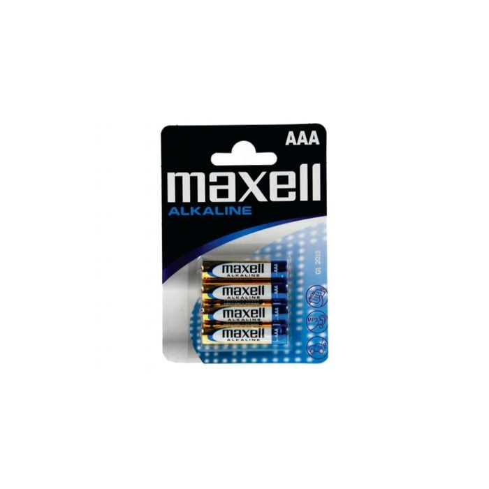 Maxell Pack de 4 Pilas Alcalinas LR03 AAA 1.5V