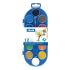 Milan 80011 Estuche de 12 Acuarelas Ø30 mm + Pincel  Serie 101 - Mezclable - Colores Surtidos