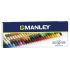Manley Pack de 50 Ceras Blandas de Trazo Suave - Ideal para Tecnicas y Aplicaciones Variadas - Amplia Gama de Colores - Colores Surtidos