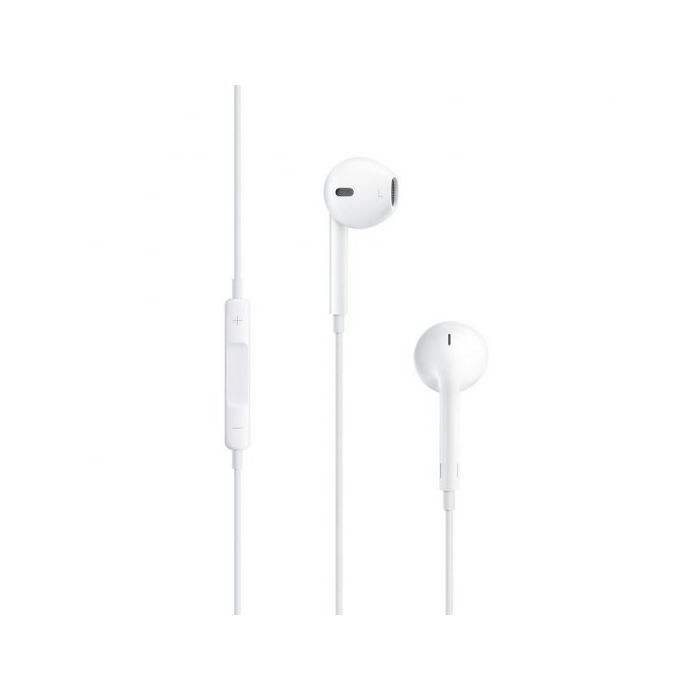 Apple EarPods Auriculares Binaurales - Microfono Integrado - Control de Volumen - Jack 3.5mm - Color Blanco