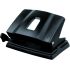 Maped Essentials Metal Perforadora de Sobremesa - 2 Agujeros - Regleta Multi-Formatos - Hasta 25 Hojas a la vez - Color Negro