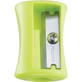 Maped Vivo Sacapuntas con Cuchilla de Acero Afilada y Resistente - 1 Agujero - Colores Surtidos - Bote Expositor de 75 uds.
