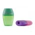 Maped Shaker Sacapuntas con Deposito de Gran Capacidad - 1 Agujero - Forma Ergonomica - Colores Surtidos - Caja Expositora de 25 uds.