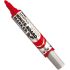 Pentel Maxiflo Rotulador para Pizarra Blanca - Regulacion del Flujo de Tinta - Punta Redonda - Ancho de Linea 2,5mm - 50% de Materiales Reciclados - Color Rojo