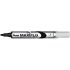 Pentel Maxiflo Rotulador para Pizarra Blanca - Regulacion del Flujo de Tinta - Punta de Bala - Ancho de Linea 2mm - 50% de Materiales Reciclados - Color Negro