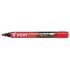 Pilot Rotulador Permanente 400 - Punta Biselada 4,5mm - Trazo 4mm - Color Rojo