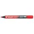 Pilot Rotulador Permanente 100 - Punta Fina de Bala 4,5mm - Trazo 1mm - Color Rojo