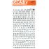 Apli Letras y Numeros Transferibles Super 6mm - 390 Caracteres - Negros Intensos