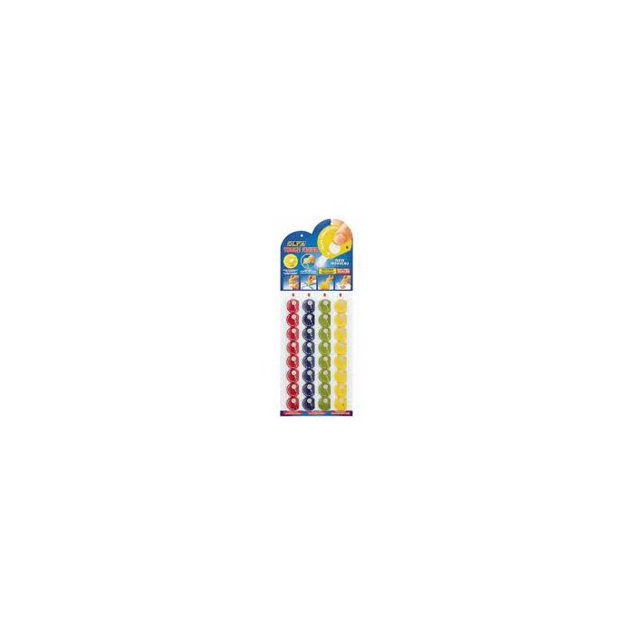 Olfa TK-4 Expositor de 32 Mini Cuters - Cuchilla de Acero Inoxidable - Colores Surtidos